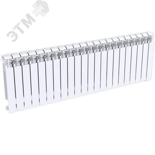 Радиатор биметаллический секционный  Pro 500/100/22 нижнее подключение 3718Вт - фото 3
