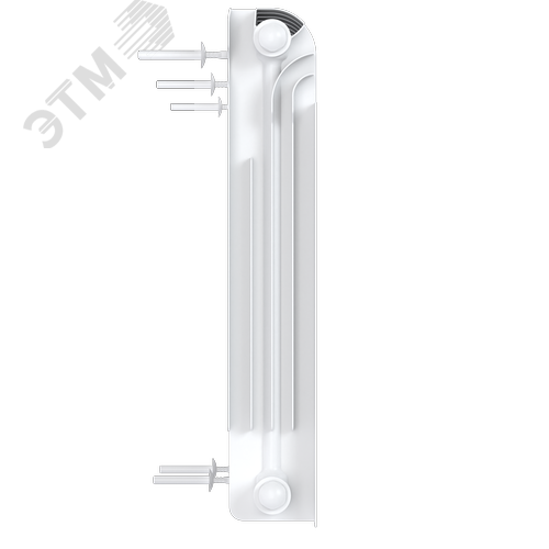 Радиатор биметаллический секционный  Pro 500/100/22 нижнее подключение 3718Вт - фото 4