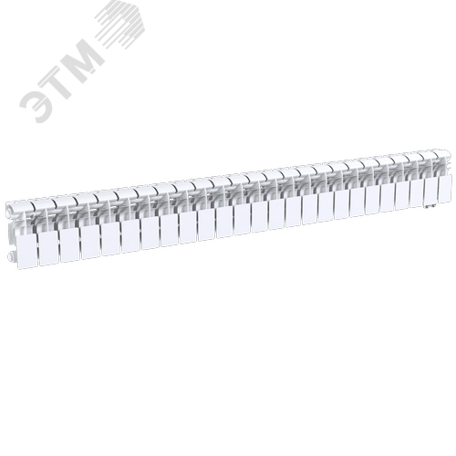 Радиатор биметаллический секционный  Pro 200/100/25 нижнее подключение 2225Вт - фото 3