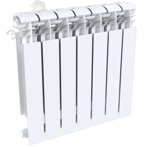 Радиатор биметаллический секционный  Pro 500/100/7 нижнее подключение 1183Вт - фото 3