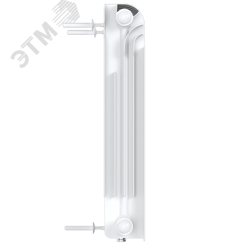 Радиатор биметаллический секционный  Pro 500/100/7 нижнее подключение 1183Вт - фото 4