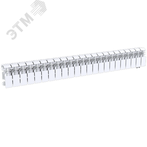 Радиатор биметаллический секционный  Pro 200/100/23 нижнее подключение 2047Вт - фото 3