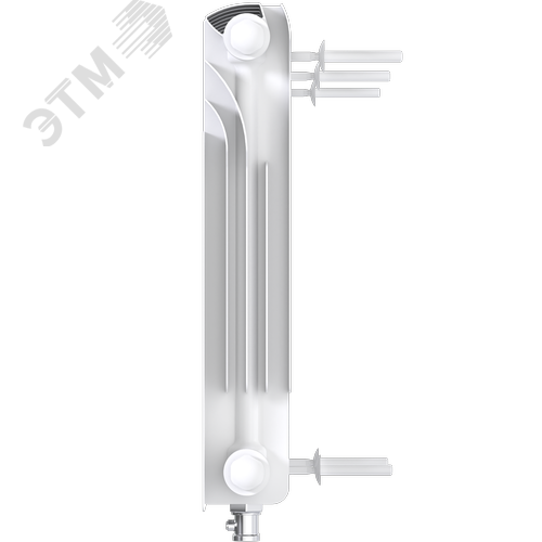 Радиатор биметаллический секционный  Heat 350/90/17 нижнее подключение 2252Вт - фото 6