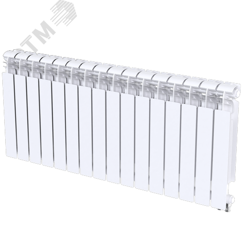 Радиатор биметаллический секционный  Pro 500/100/16 нижнее подключение 2704Вт - фото 2