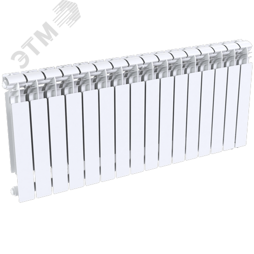 Радиатор биметаллический секционный  Pro 500/100/16 нижнее подключение 2704Вт - фото 3