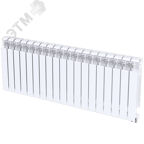 Радиатор биметаллический секционный  Pro 500/100/19 нижнее подключение 3211Вт - фото 2