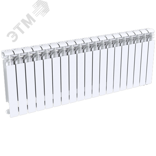 Радиатор биметаллический секционный  Pro 500/100/19 нижнее подключение 3211Вт - фото 3