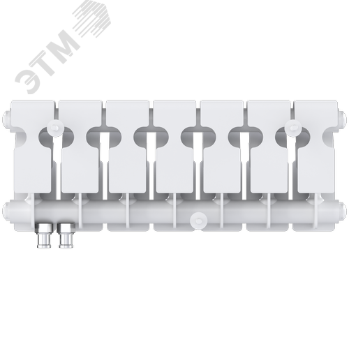 Радиатор биметаллический секционный  Pro 200/100/7 нижнее подключение 623Вт - фото 4