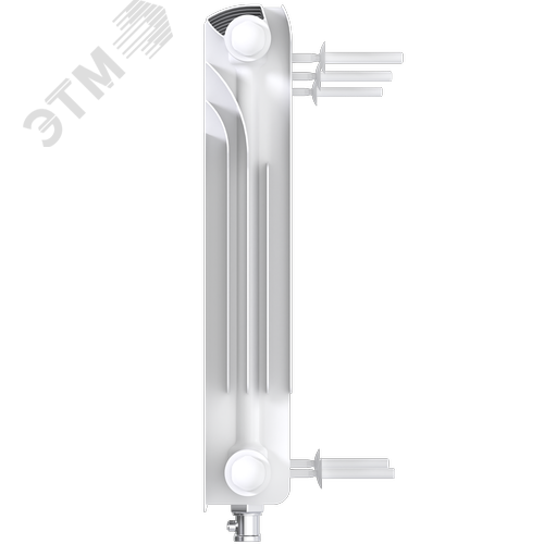 Радиатор биметаллический секционный  Heat 350/90/16 нижнее подключение 2120Вт - фото 6