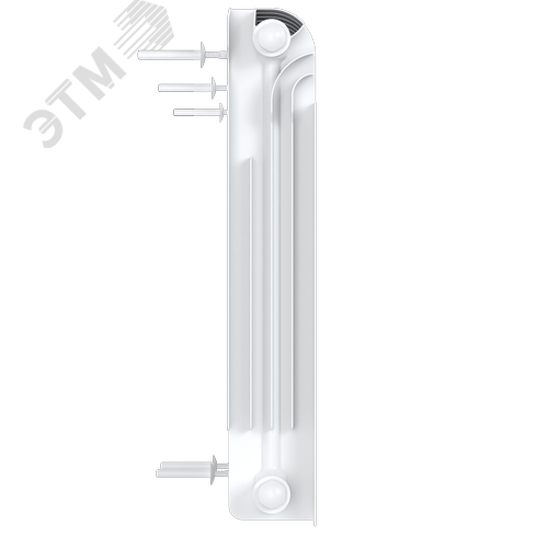 Радиатор биметаллический секционный  Pro 500/100/25 нижнее подключение 4225Вт - фото 4