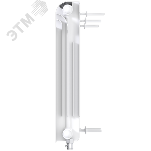 Радиатор биметаллический секционный  Pro 500/100/25 нижнее подключение 4225Вт - фото 5