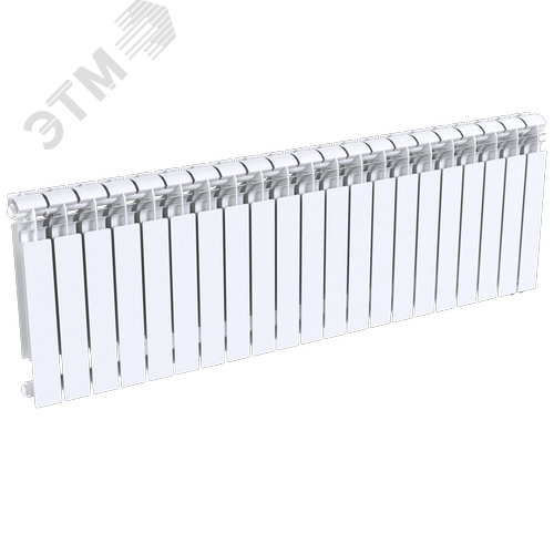 Радиатор биметаллический секционный  Pro 500/100/21 нижнее подключение 3549Вт - фото 3