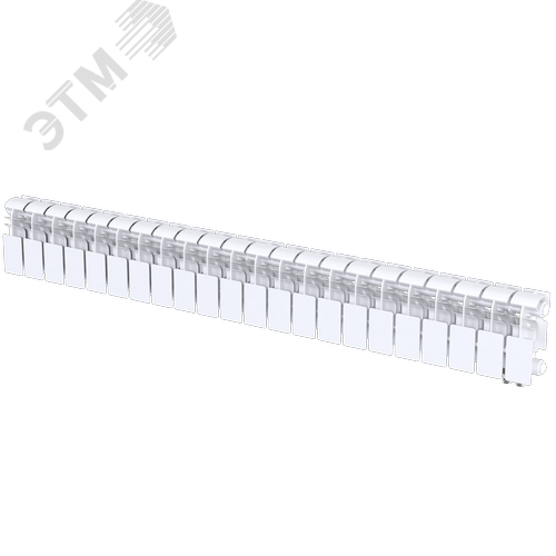 Радиатор биметаллический секционный  Pro 200/100/22 нижнее подключение 1958Вт - фото 2