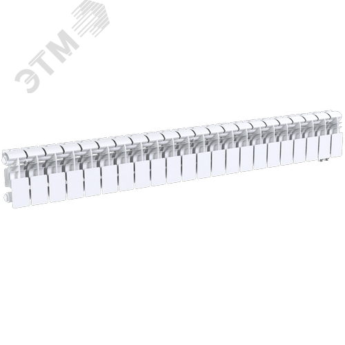 Радиатор биметаллический секционный  Pro 200/100/22 нижнее подключение 1958Вт - фото 3