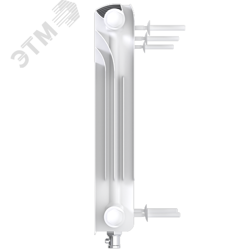 Радиатор биметаллический секционный  Heat 350/90/20 нижнее подключение 2650Вт - фото 6