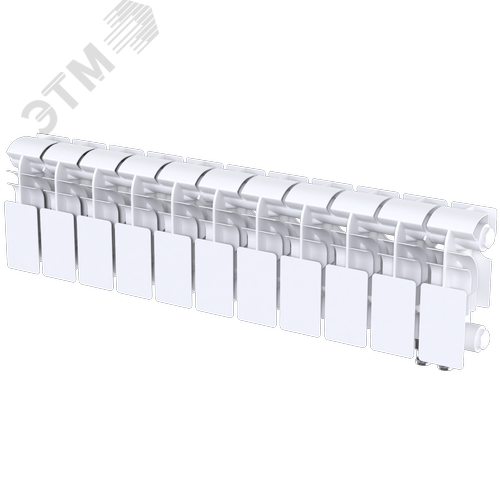 Радиатор биметаллический секционный  Pro 200/100/11 нижнее подключение 979Вт - фото 2