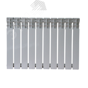 Изображение товара Радиатор биметаллический секционный Heat 500/90/10 боковое подключение 1850Вт (шт)