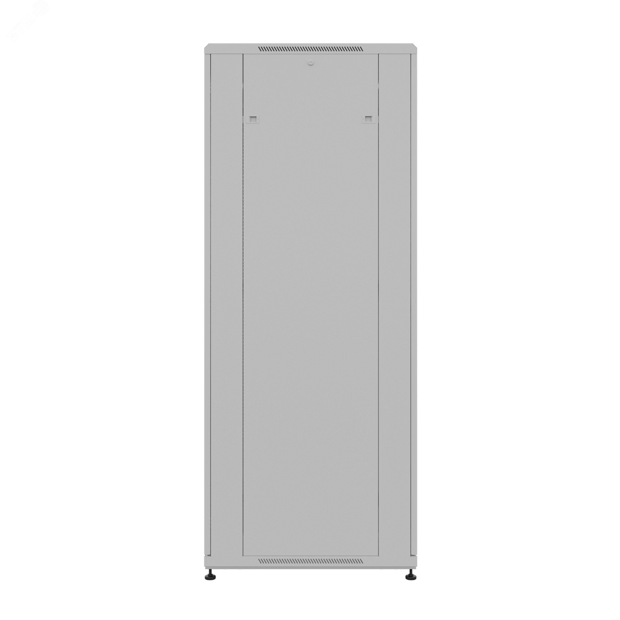 Шкаф напольный универсальный серверный R 18U 600х800мм, 4 профиля 19, двери перфорированная и сплошная металл, боковые стенки съемные, регулируемые опоры, разобранный, серый RAL 7035 NTSS-R18U6080PD NTSS - превью 4