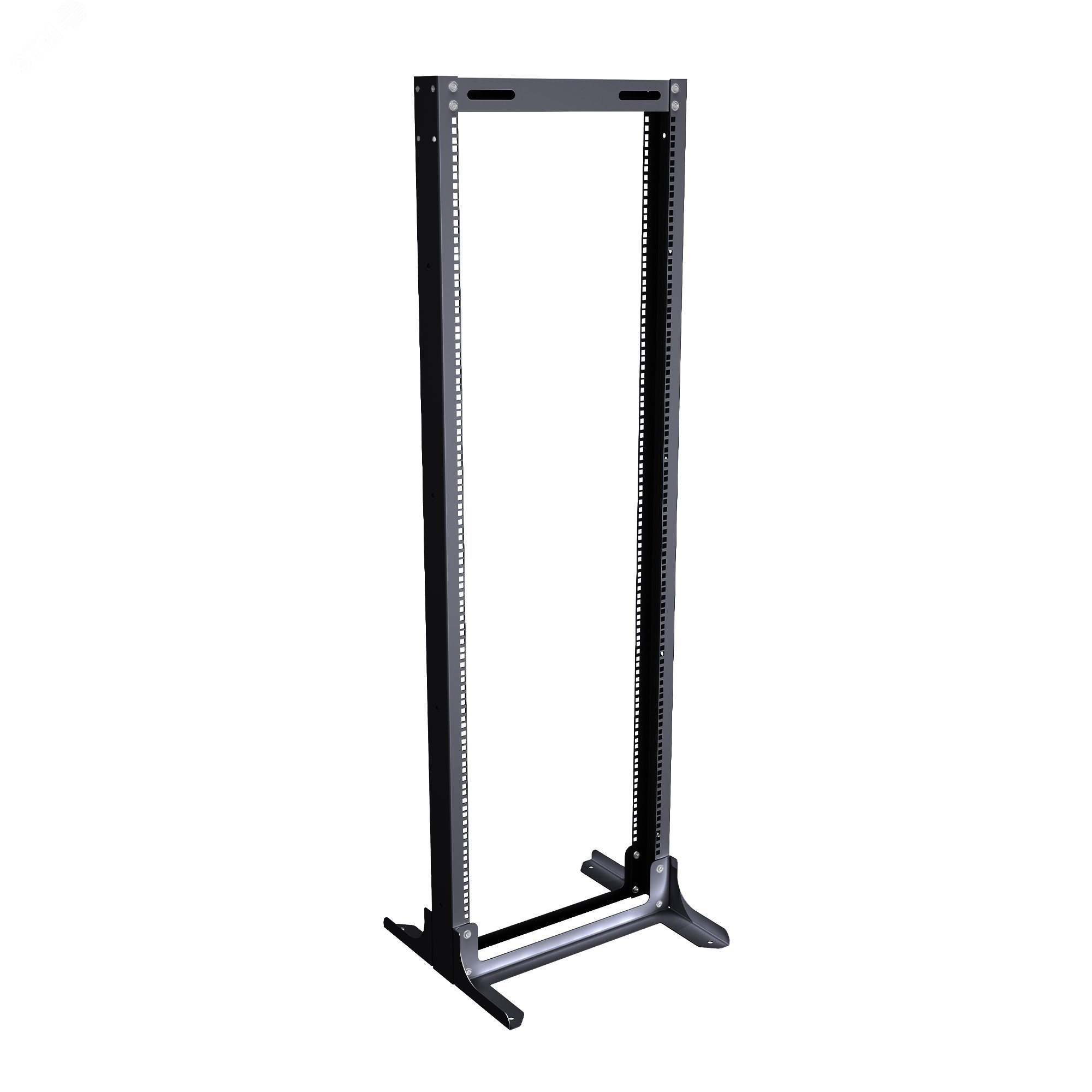 Изображение товара Телекоммуникационная стойка NTSS 33U 19" черная для серверных и телекоммуникационных устройств