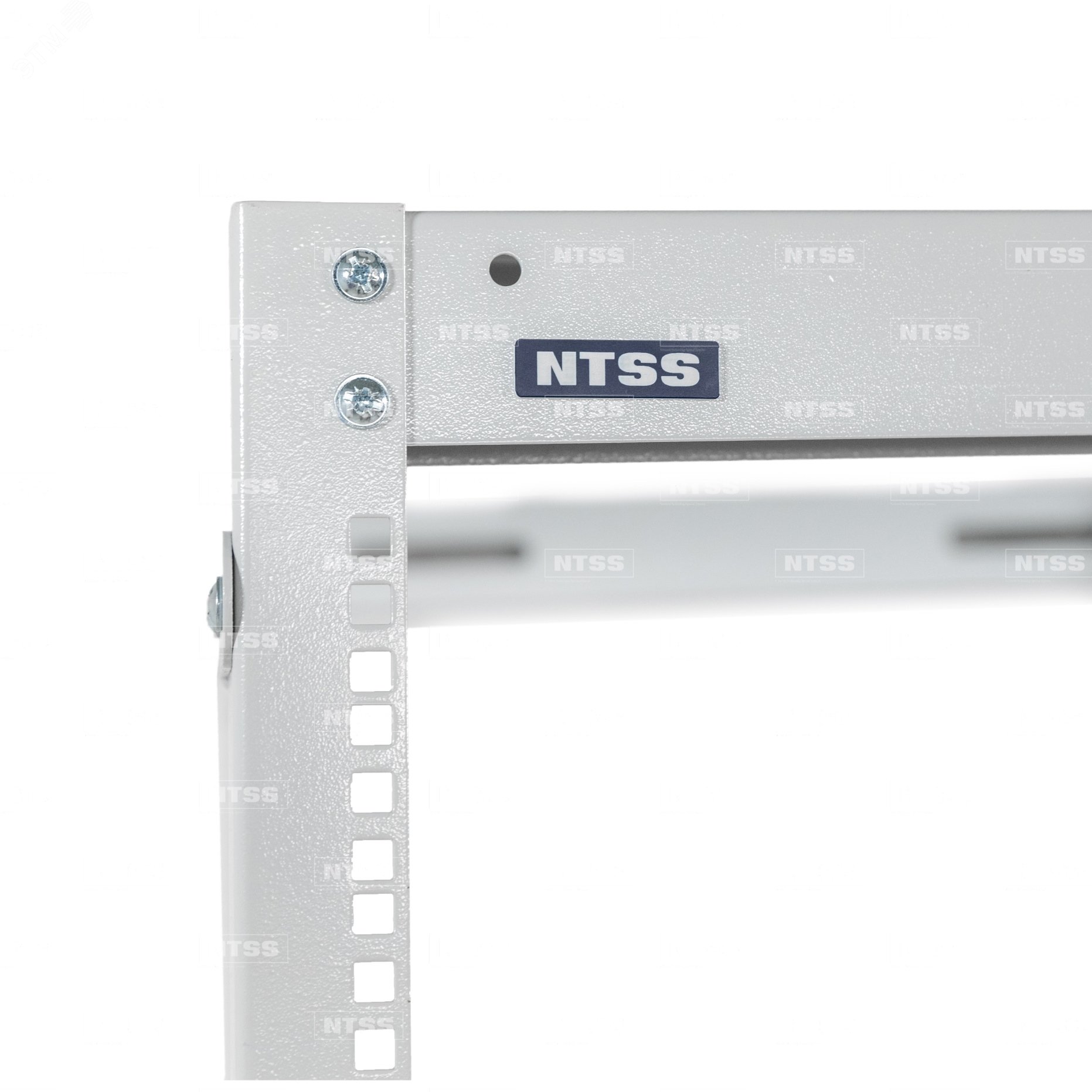 Стойка серверная OR двухрамная 37U 600-1000мм, комплект ножек, серый RAL 7035 NTSS-2POR37U/600-1000 NTSS - превью 4