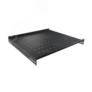 Изображение товара Полка стационарная 470х350мм, для напольных шкафов глубиной 600мм, нагрузка до 100кг, черный RAL 9005 (шт)