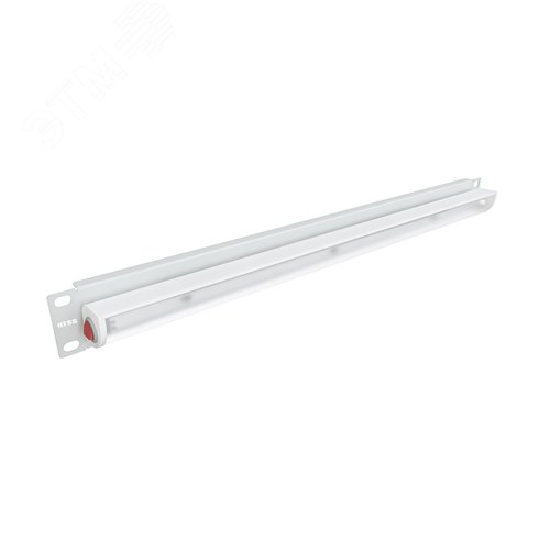 Изображение товара Панель осветительная светодиодная (LED), крепление 19 1U, 220V, кабель 1.5м, немецкий стандарт, серый RAL 7035 (шт)
