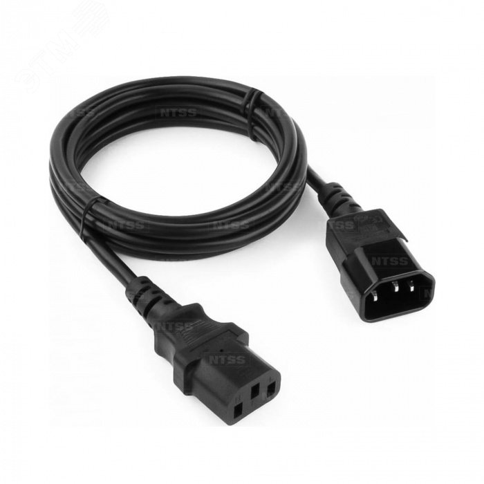 Изображение товара Шнур питания NTSS для БРП IEC 60320 C13 - IEC 603 20 C14. 3х1.0. 1.8 м. ГОСТ (шт)