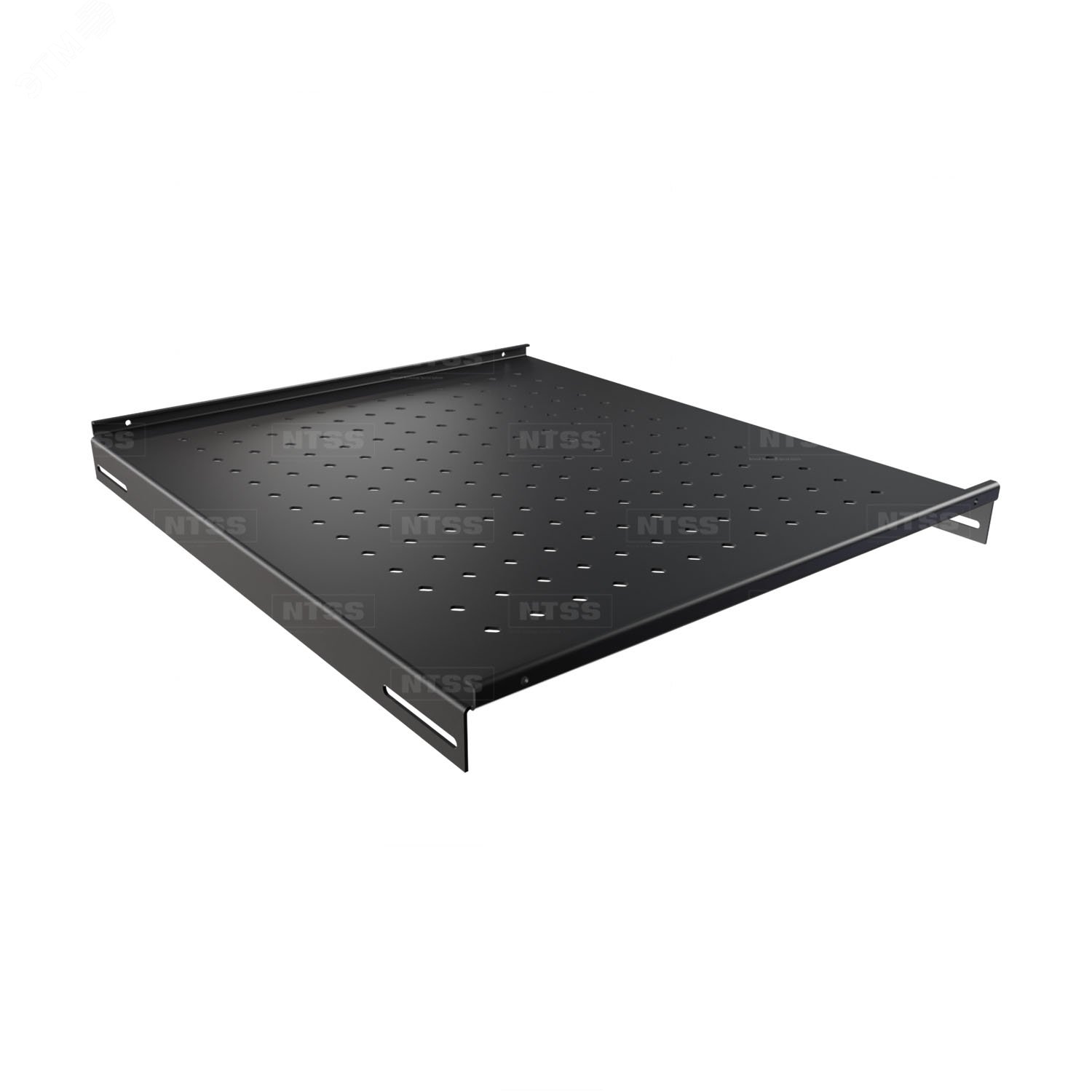 Изображение товара Стационарная телекоммуникационная полка 470х550 мм RAL 9005 для шкафов