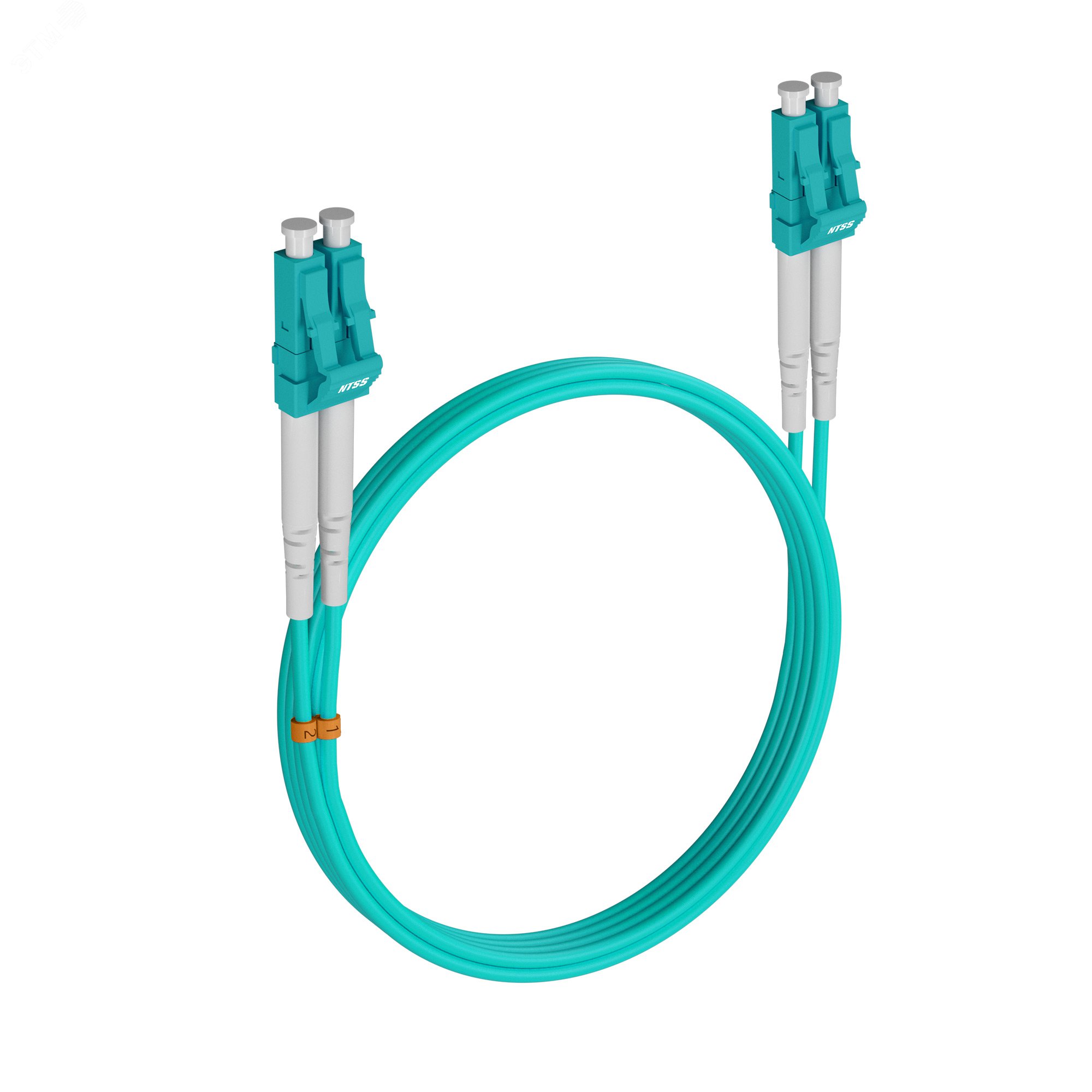 Шнур оптический PREMIUM dpc LC/UPC-LC/UPC 50/125 OM3 3.0мм 2м LSZH ...