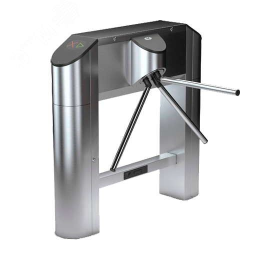 Изображение товара Турникет-трипод тумбовый моторизованный уличного исполнения Praktika Т-02А с планками антипаника, пульт управления в комплекте (шт)