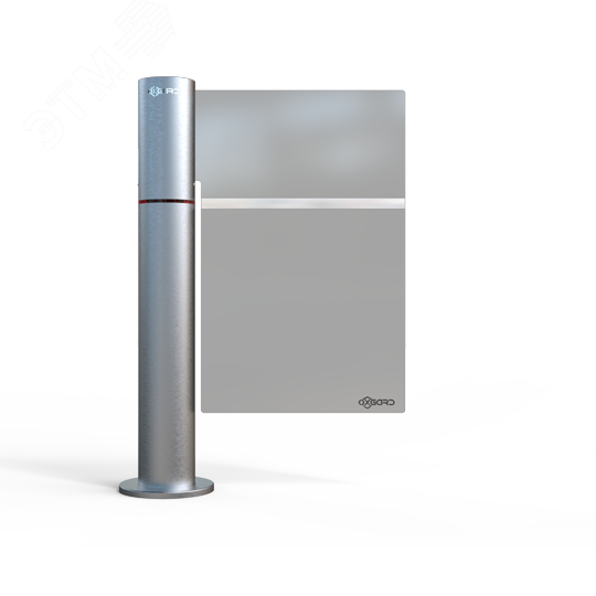 Изображение товара Моторизованная калитка со встроенным электронным управлением K-14-Н нержавеющая сталь, светодиодная подсветка, пульт в комплекте (шт)