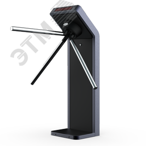 Изображение товара Турникет электромеханический Cube C-21 из окрашенной стали, индикация прохода, пульт управления в комплекте, имеет светодиодную подсветку корпуса и автоматическую антипанику (шт)