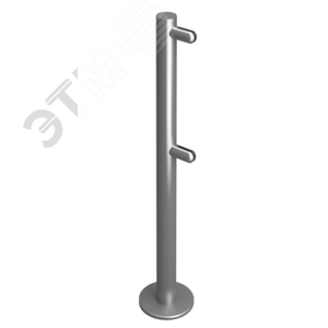 Изображение товара Стойка ограждения под стекло односторонняя h=400мм (шт)