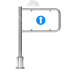 Изображение товара Калитка механическая с пружинным возвратом К-11 левая 1000, преграждающая табличка в комплекте (шт)