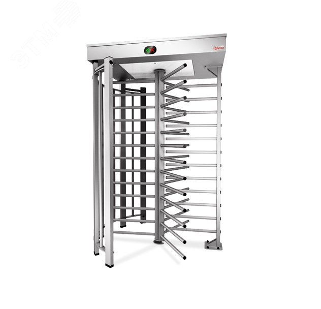 Изображение товара Полноростовой роторный турникет из нержавеющей стали Praktika Т-10-Н с пультом управления