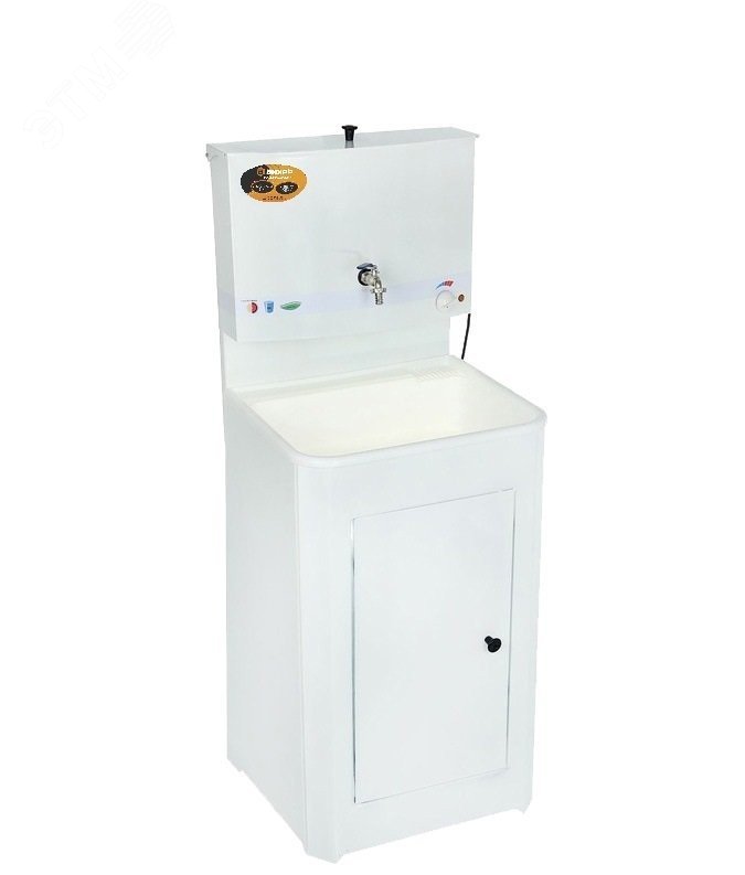 Изображение товара Дачный умывальник с подогревом Вихрь КОМФОРТ пластиковая мойка белый