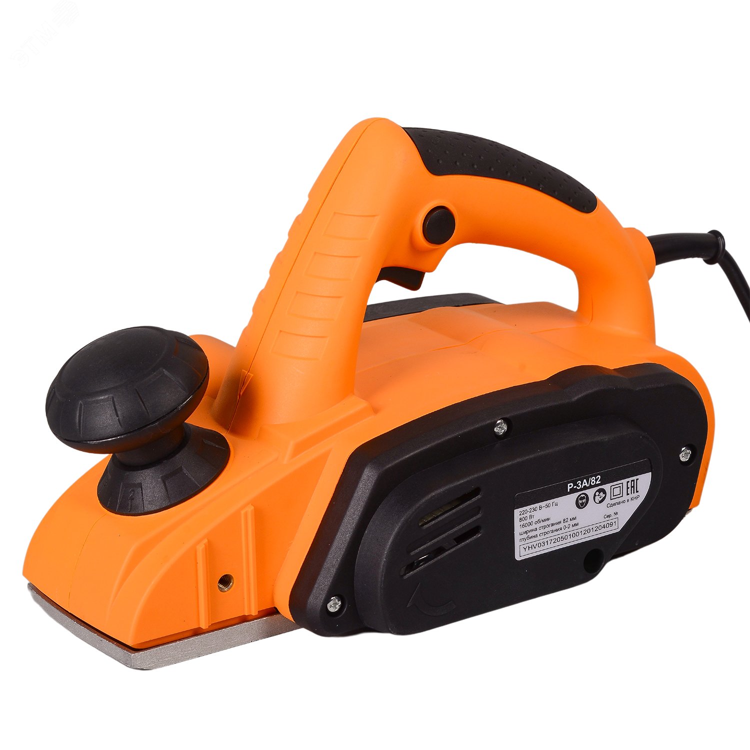 Изображение товара Электрический рубанок Вихрь Р-3А/82 для строгания дерева с мощностью 1100 Вт