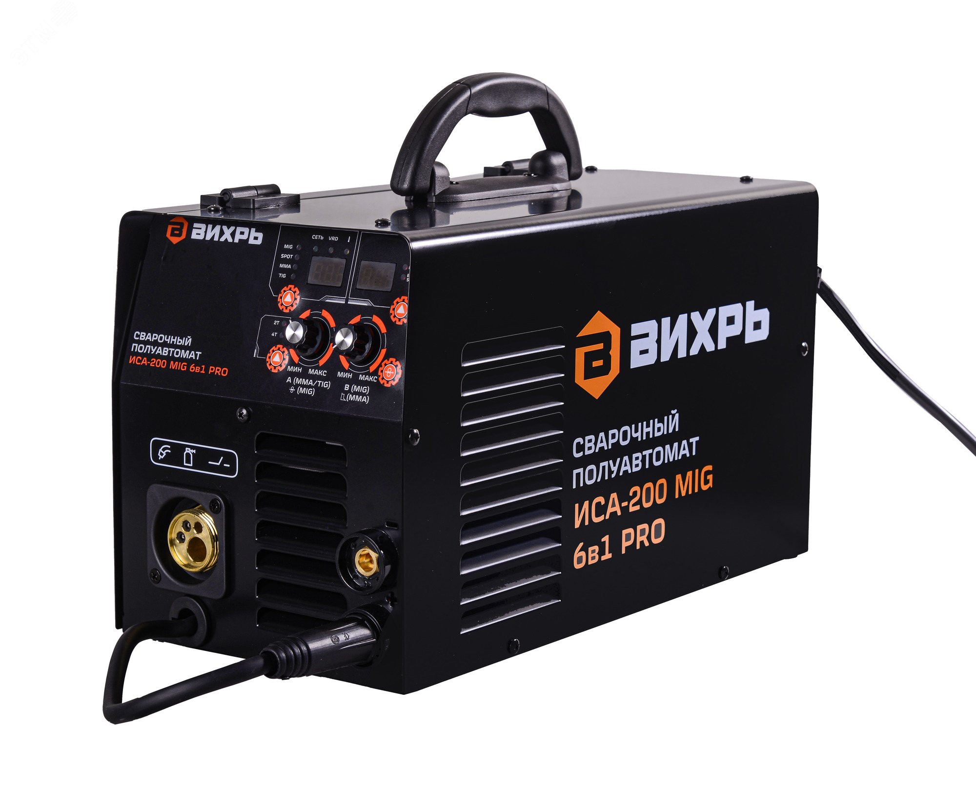 Изображение товара Полуавтомат сварочный ИСА-200 MIG 6в1 PRO для профессионалов