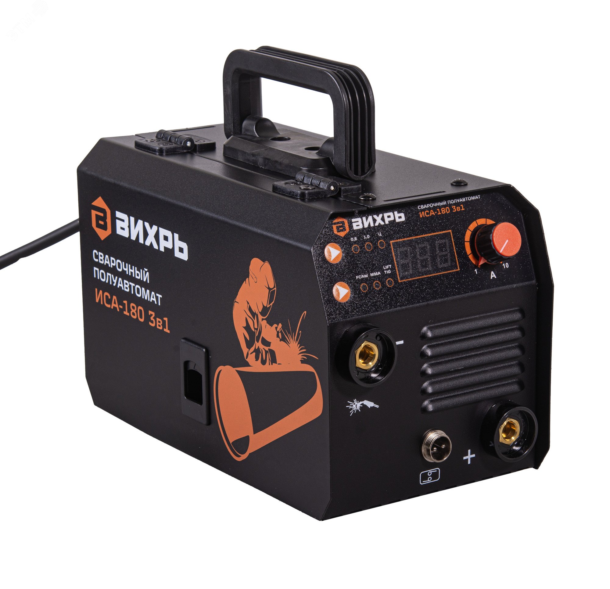 Изображение товара Полуавтомат сварочный ИСА-180 3в1 Вихрь высокая надежность и многофункциональность