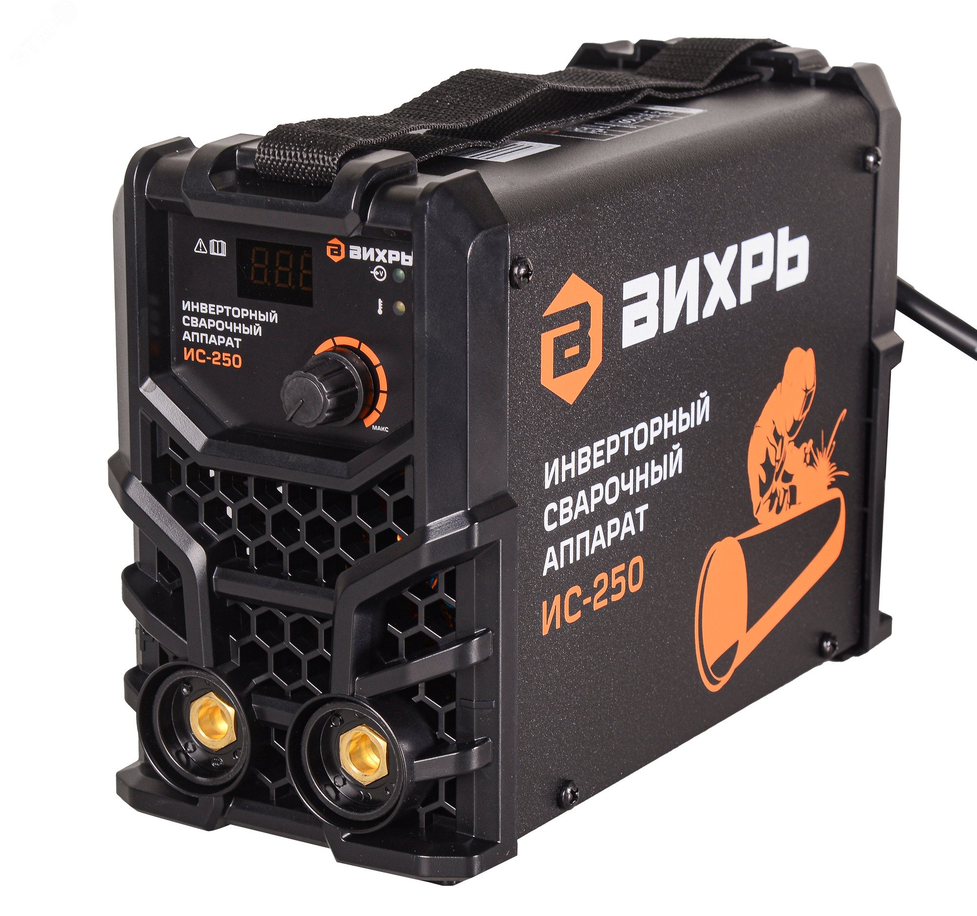Изображение товара Инвертор сварочный Вихрь ИС-250 250 А для ручной дуговой сварки MMA