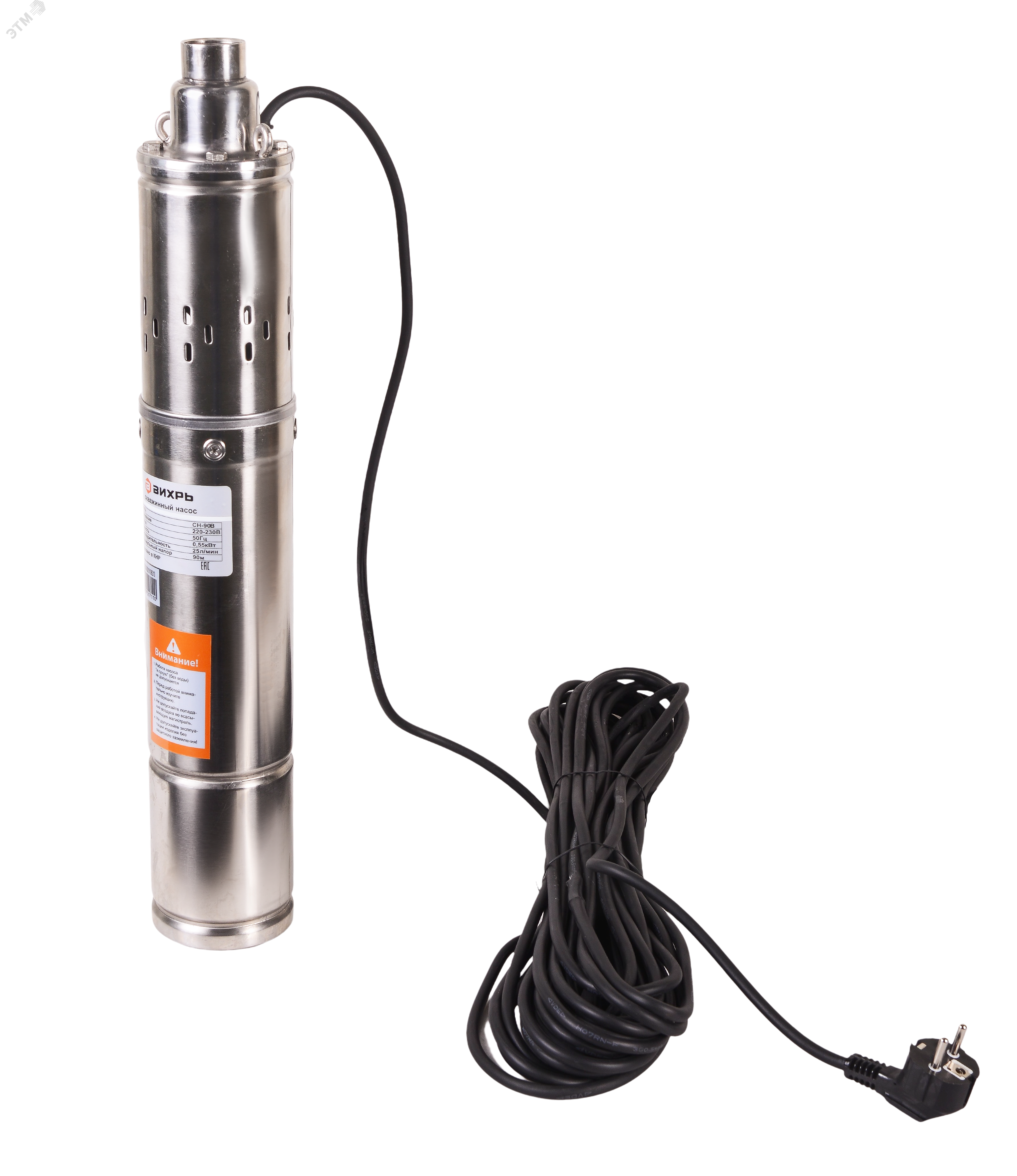 Изображение товара Скважинный насос СН-90B Вихрь для глубинного перекачивания воды