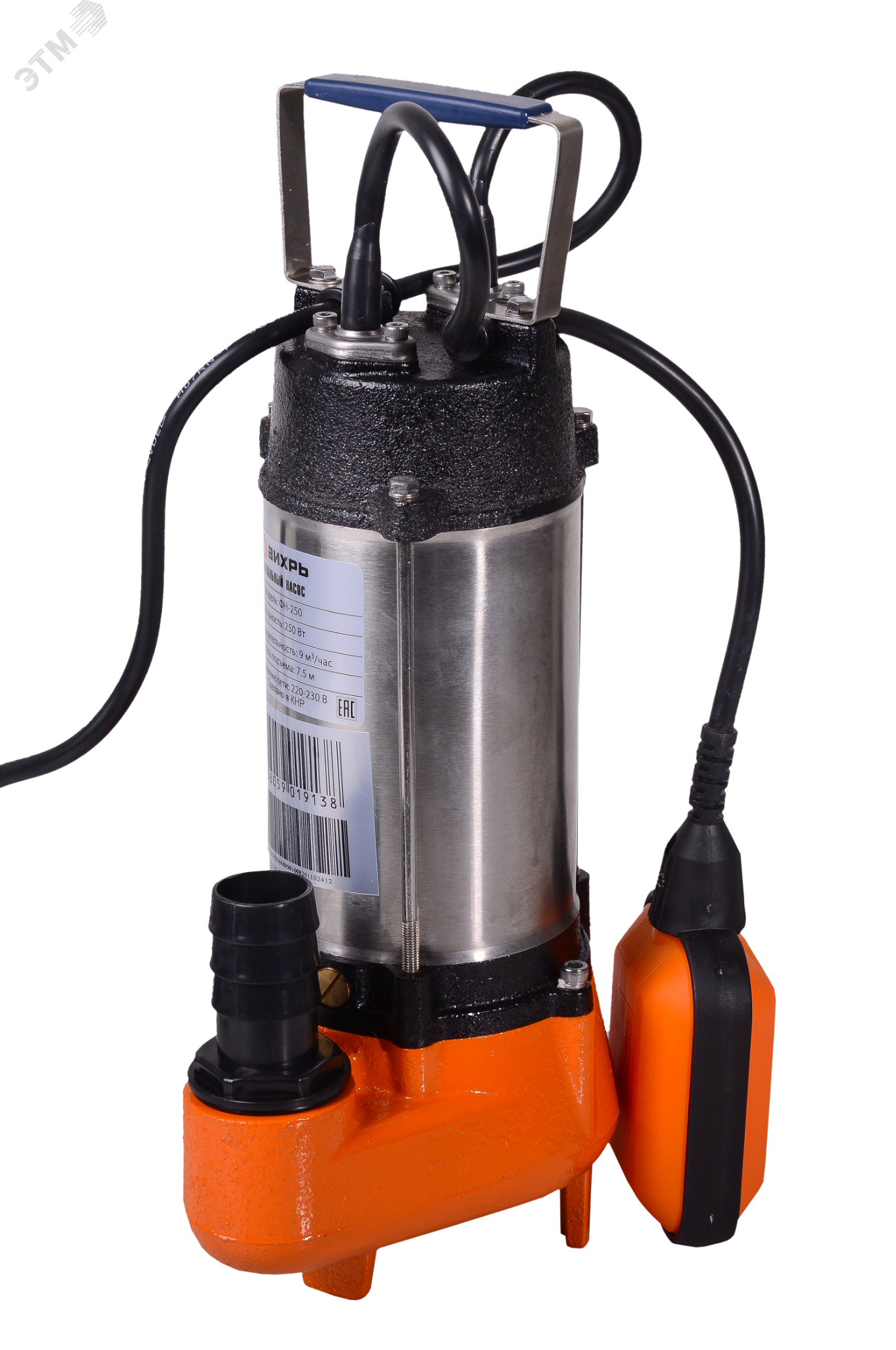 Изображение товара Фекальный насос ФН-250 для откачки грязной воды