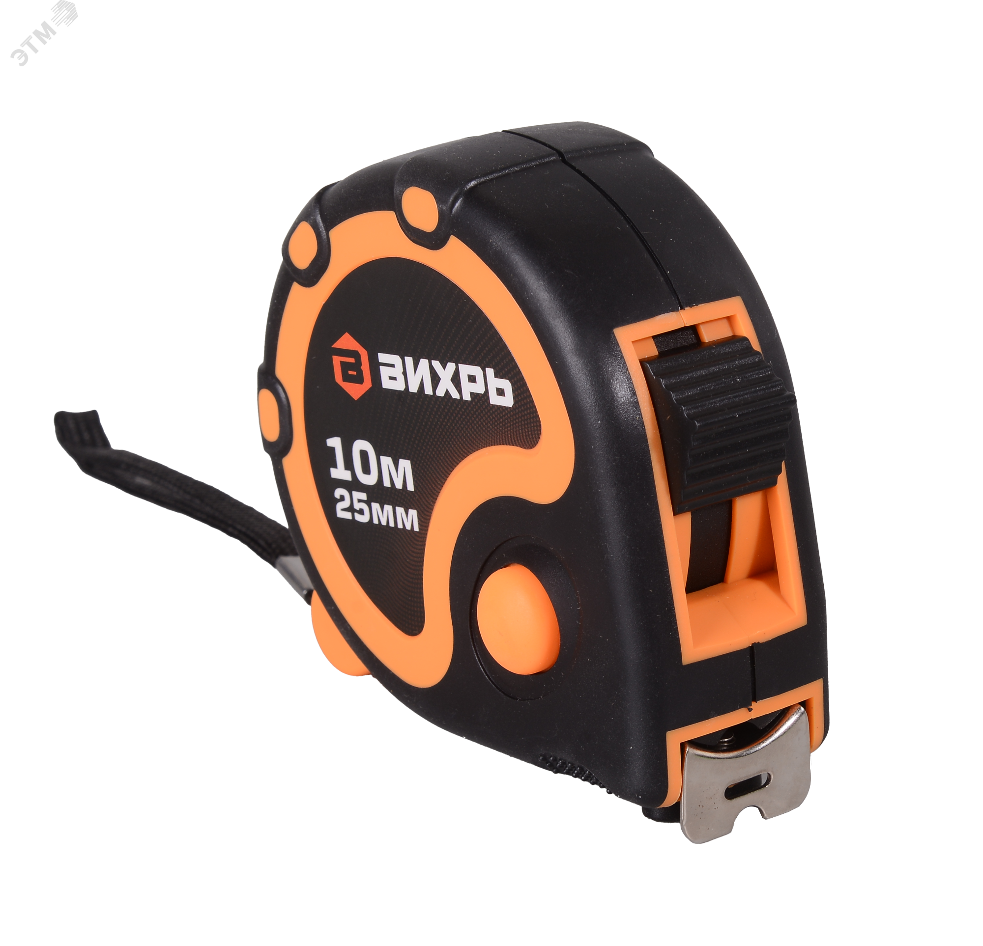 Изображение товара Рулетка измерительная ВИХРЬ 10мх25мм надежный инструмент для точных измерений