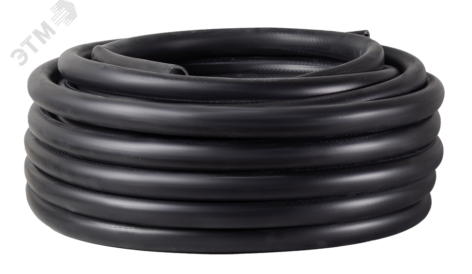 Изображение товара Резиновый армированный шланг 12,5x16, 25м, черный, Вихрь