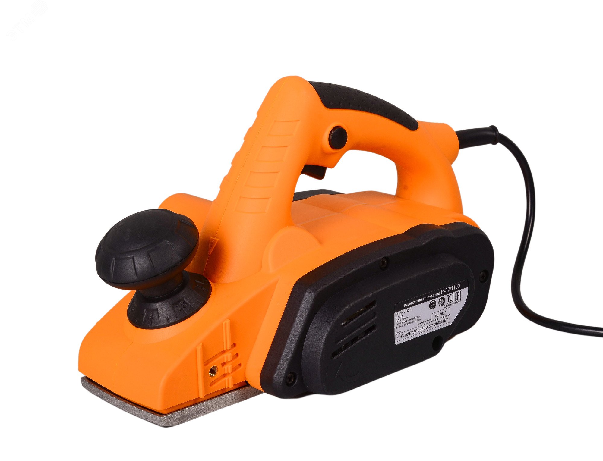 Изображение товара Электрический рубанок Р-82/1100 Вихрь мощность 1100 Вт ширина обработки 82 мм