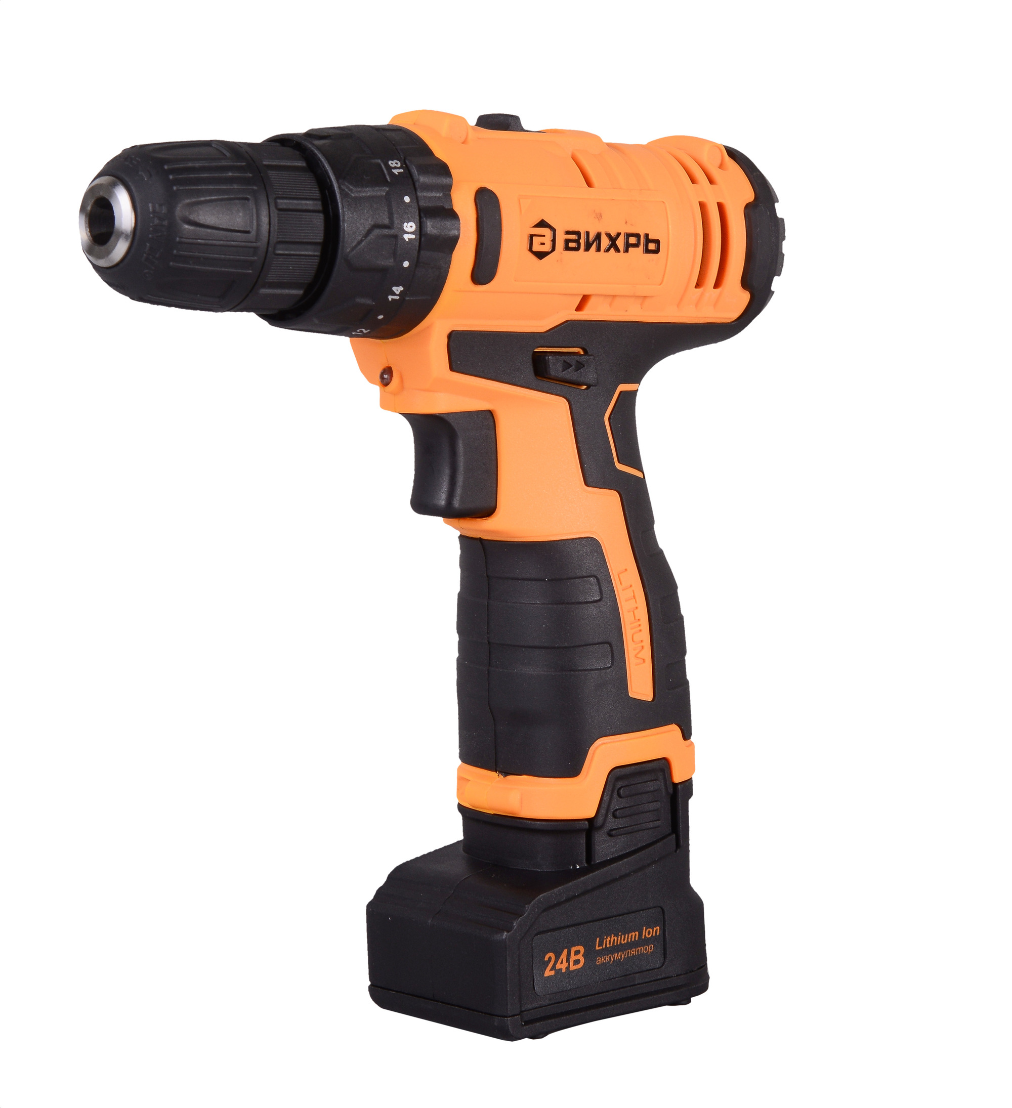 Дрель-шуруповерт аккумуляторная ударная ДА-24Л-2кУ (2,0 А/ч)