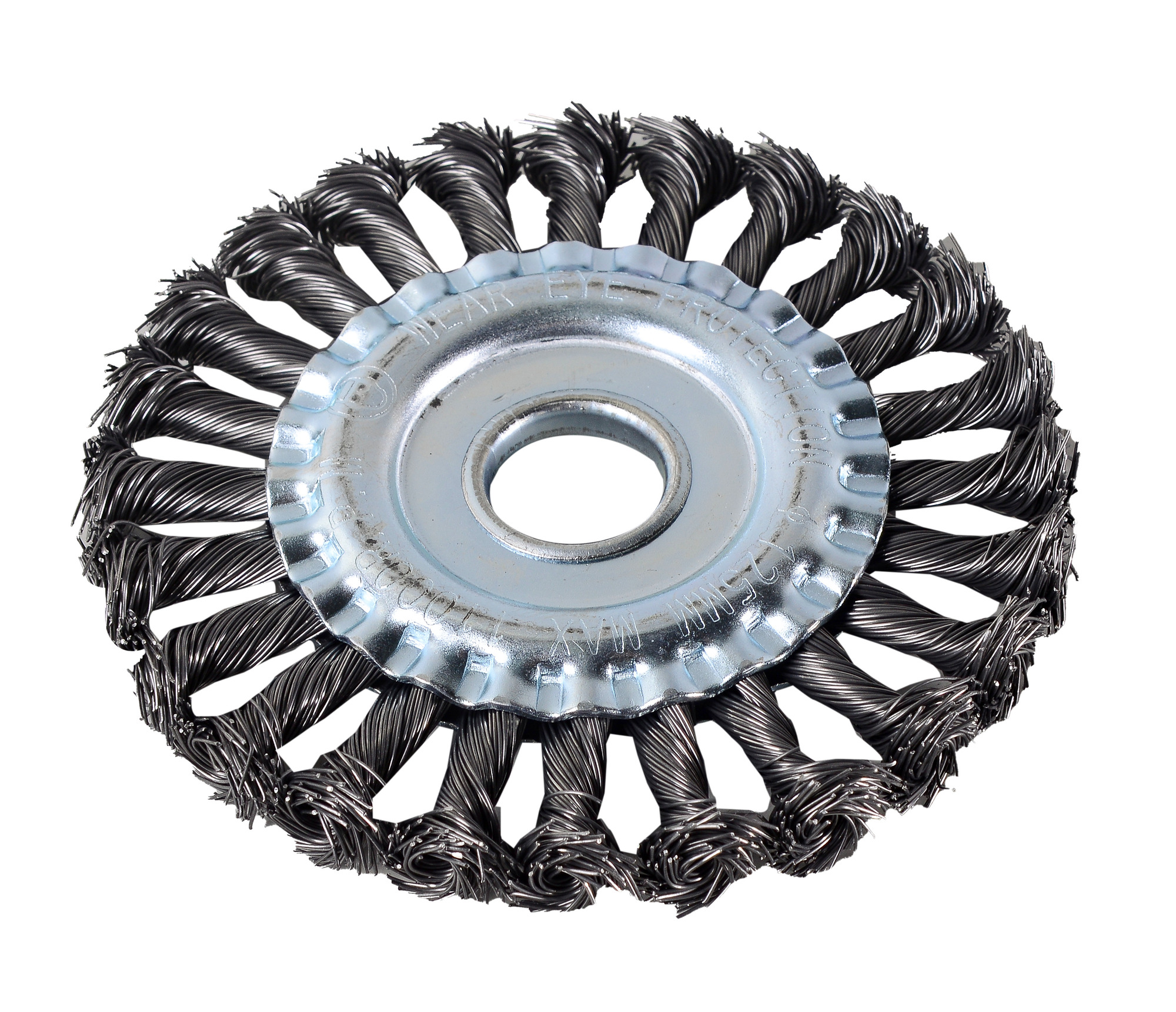 Щётка для УШМ плоская, крученая, 125 мм