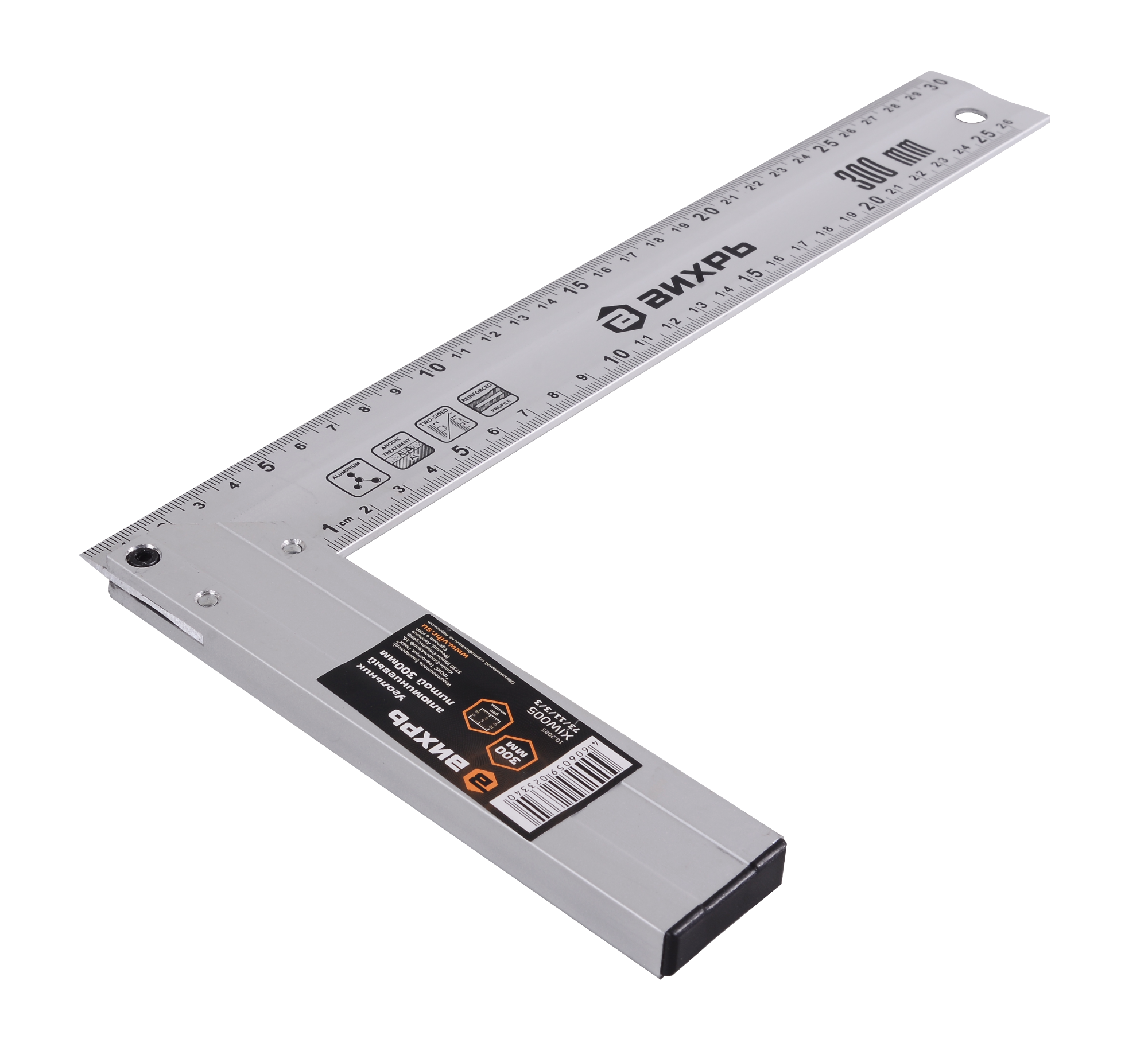 Угольник алюминиевый литой 300 мм