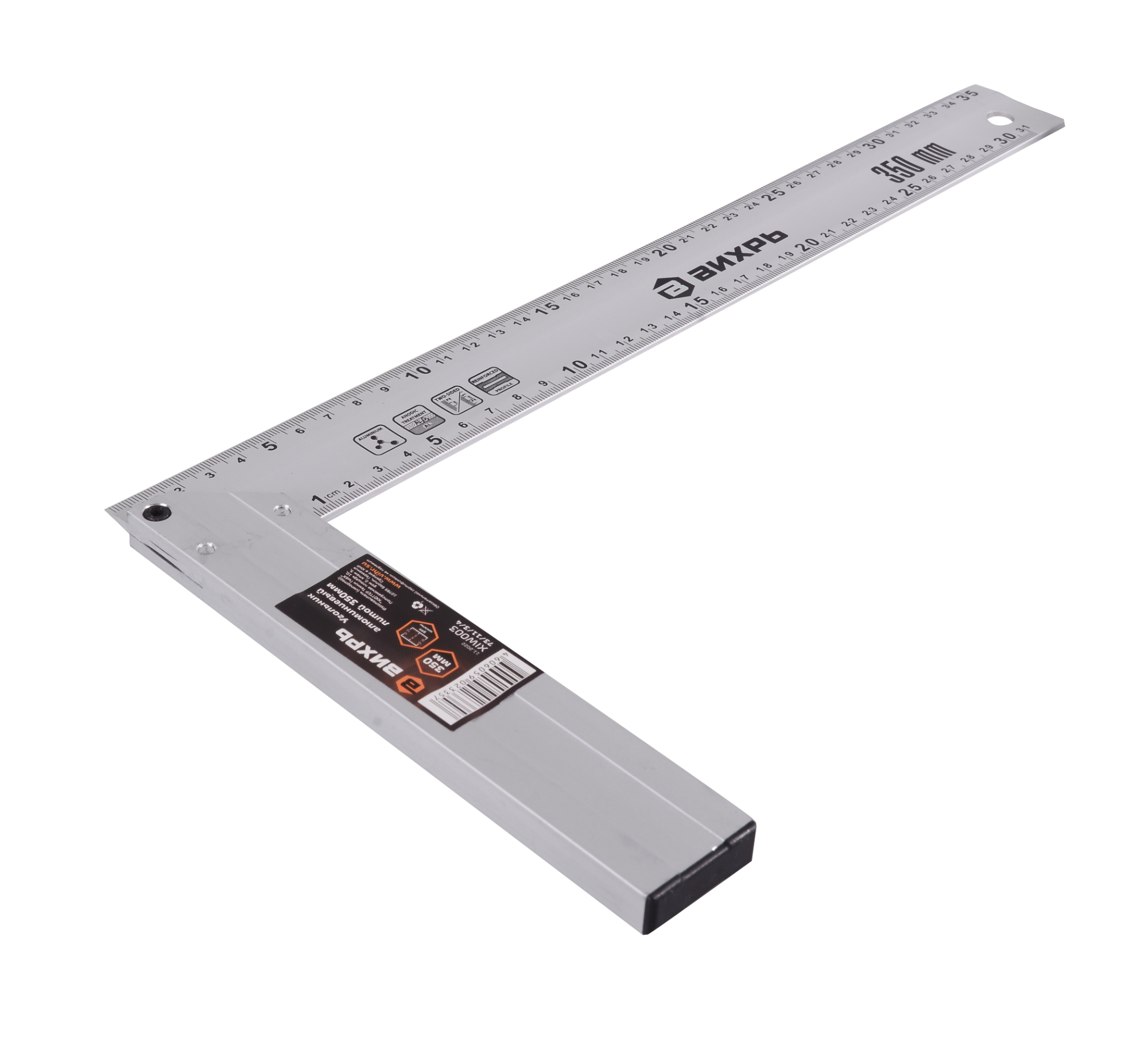 Угольник алюминиевый литой 350 мм