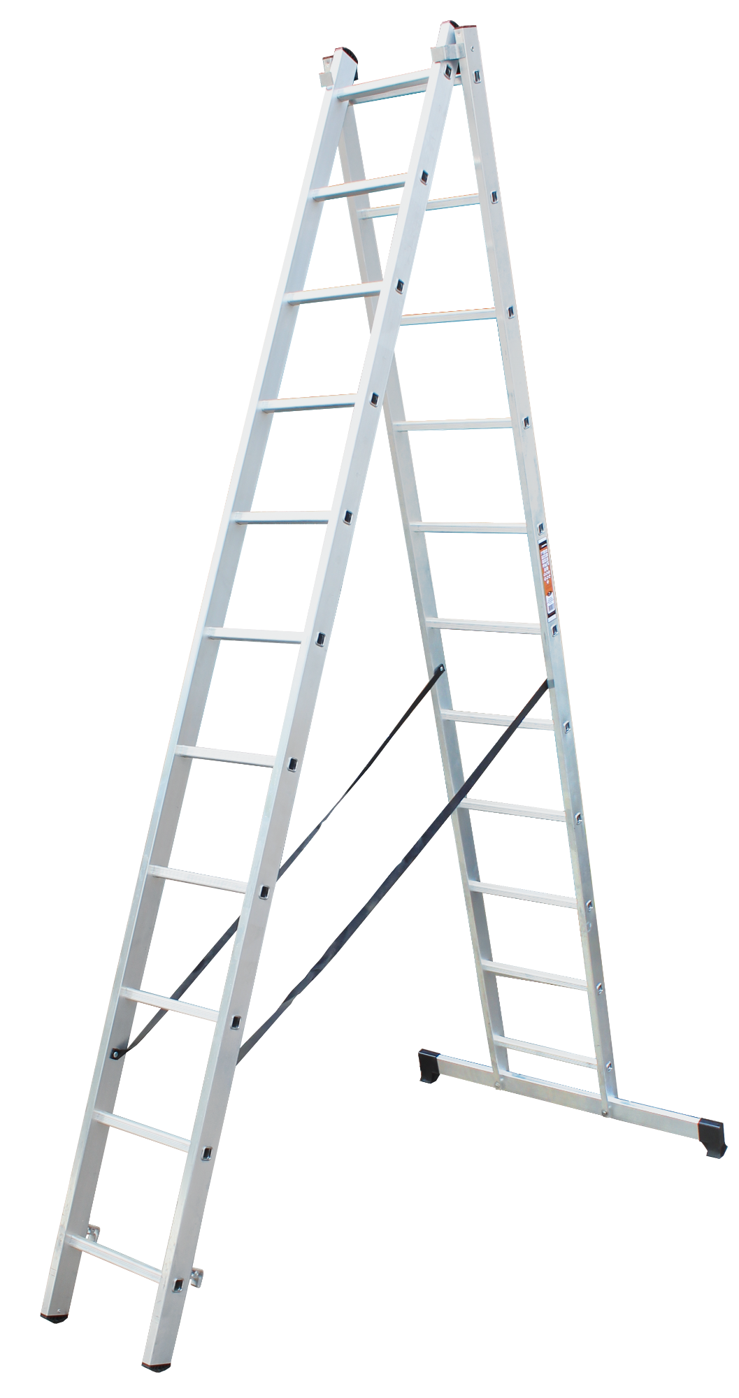 Лестница алюминиевая двухсекционная ЛА 2х11